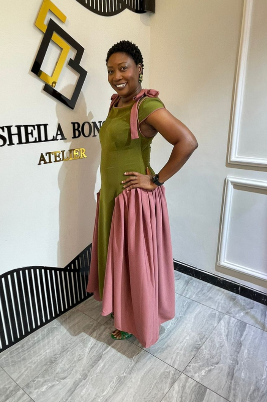 Lexie dress {Olive and rose}